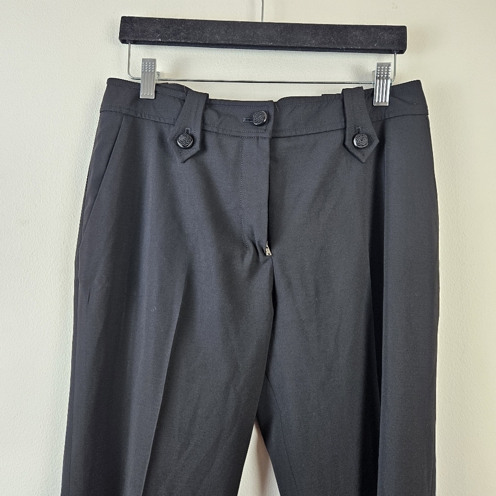 Yves Saint Laurent Rive Gauche Black Trousers - Picture 2 of 5